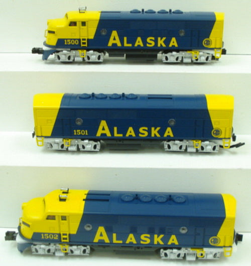 MTH 30-2715-1 Alaska F-3 ABA Diesel Engine Set w/Proto-Sound 2.0 #1500/1501/1502