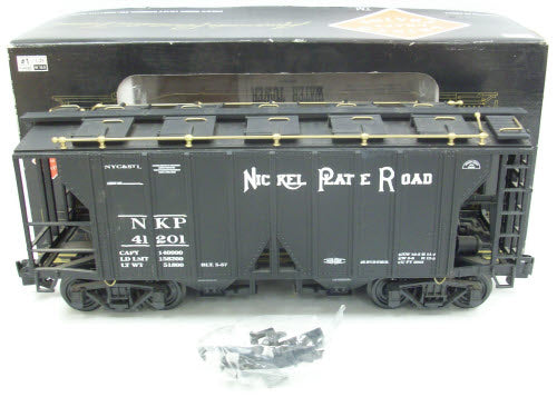 Aristo-Craft 41201 G Gauge Nickel Plate Road 2-Bay Covered Hopper #41201