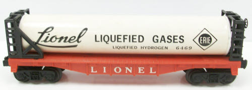 Lionel 6469 Vintage O Bulkhead Car W/Liquefied Gas Cylinder
