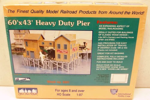 IHC 5501 HO Scale 60' x 43' Heavy Duty Pier Building Kit