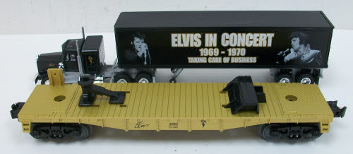 Lionel 6-26091 O Gauge Elvis Flatcar w/ Trailer