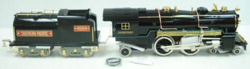 MTH 10-1289-1 Std. Gauge Tinplate 4696 Steam Locomotive & Tender w/PS2