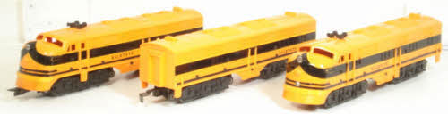 Marx 51 Vintage O Allstate ABA Diesel Locomotive Set