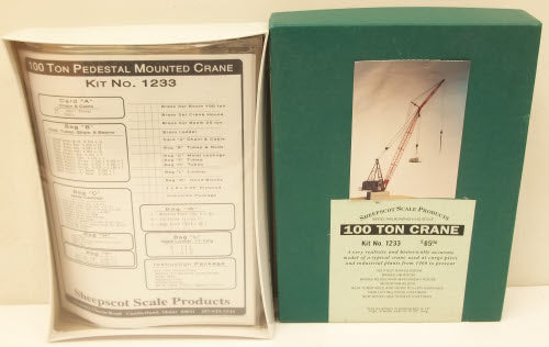 Sheepscot Scale Products 1233 HO 100 Ton Crane Kit