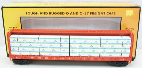 MTH 30-76324 Canadian National Center I-Beam Flat Car V2