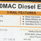 MTH 33-2016-3 Harley Davidson SD90-Mac Non-Powered Diesel Engine #2006