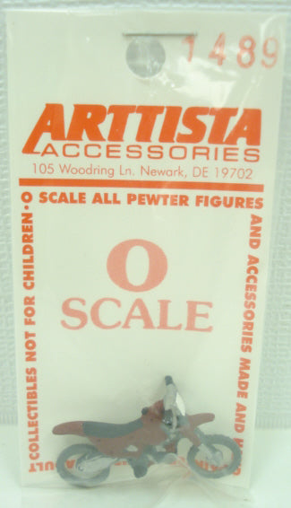 Arttista 1489 O Scale Pewter Dirt Bike