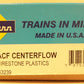 Athearn 1919 HO Firestone Plastics 55' ACF Centerflow Hopper Kit
