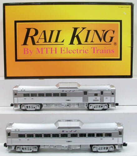 MTH 30-2693-1 O Budd Demonstrator RDC Budd Car Set w/Proto-Sound 2.0 (Set of 2)