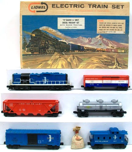 Lionel 12800 Vintage O B&M Diesel Freight Train Set (1965 Set)