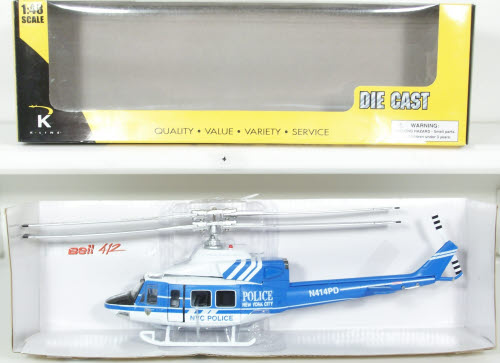 K-Line K-94706 1:48 New York Police Department Bell 412 Helicopter