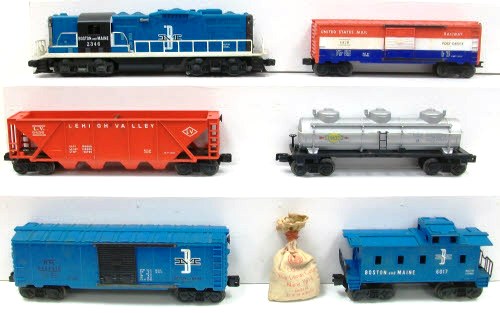 Lionel 12800 Vintage O B&M Diesel Freight Train Set (1965 Set)