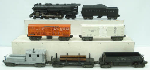 Lionel 1475WS Vintage O 2046 Freight Set w/5 Cars
