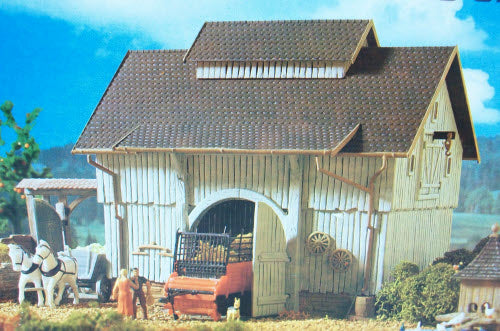 Vollmer 3727 HO Scale Barn Plastic Model Building Kit