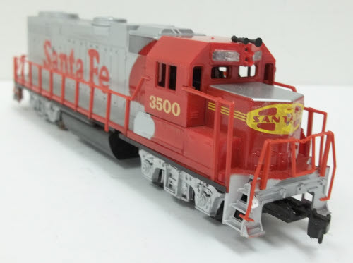 Life Like 8294 HO Santa Fe Powered A Diesel Locomotive #3500