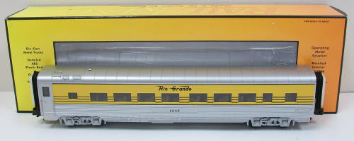 MTH 20-67234 D&RG 60' Streamlined Coach Car