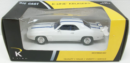 K-Line K94238 1969 White & Blue Firebird Trans Am