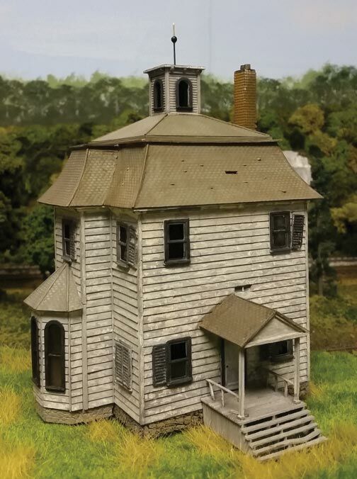 Alexander Scale 7558 HO 5-1/4 x 6-1/4 x 7-1/2" Haunted House Kit
