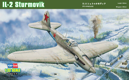 Hobby Boss Models 83201 1:32 Ilyushin IL-2 Ground Attack Aircraft Plastic Kit