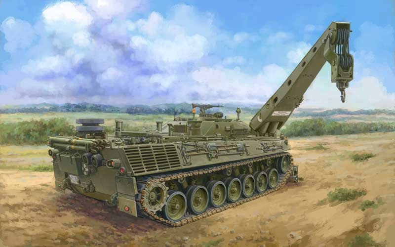Hobby Boss 84567 1:35 Bergepanzer BPz2 Buffalo ARV Plastic Model Kit