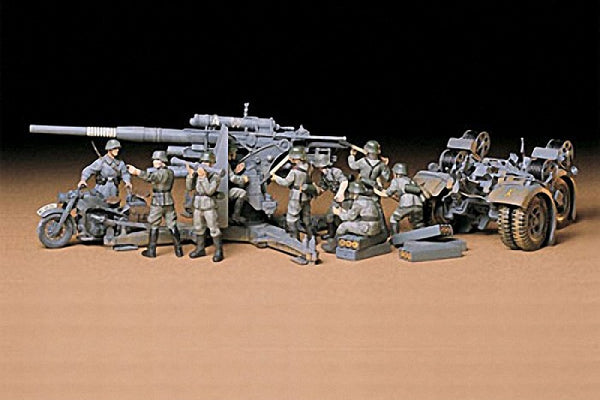 タミヤ 88mm Gun Flak 36/37 1/35 TAM35017 1:35 Tamiya German 88mm Gun Flak 36/37 - Sprue