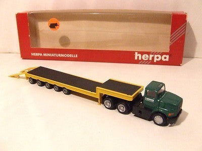 Herpa 6173 HO T-Wrecks With 42' Drop-Deck Trailer Ford