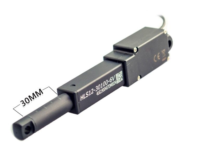 Hitec RCD 41001 HLS12-30100 100:1 Gear Ratio 30mm Stroke 6V Linear Actuator