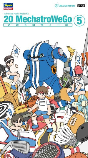 Hasegawa 64798 1:20 20 MechatroWeGo #5 Sports Blue Plastic Model Kit