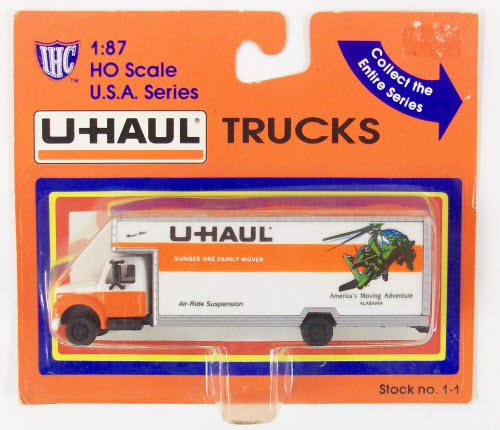 IHC 1-1 HO Alabama U-Haul 26' Moving Truck