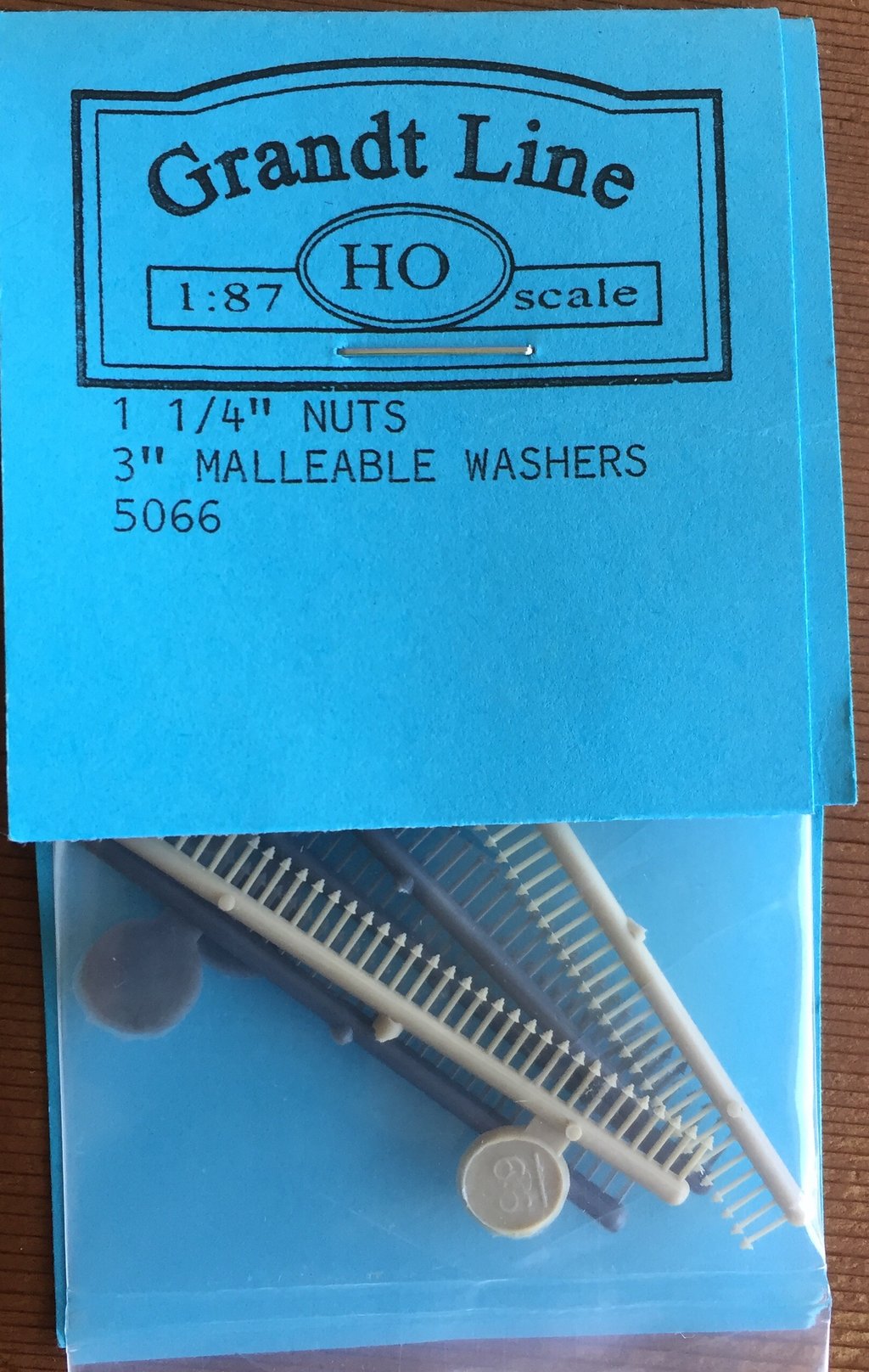 Grandt Line 5066 HO Plastic 1-1/4 Nut with 3 Malleable Iron Washer (Pack of 1