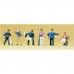 Preiser 79019 N Standing Passers-By Figures (Set of 6)