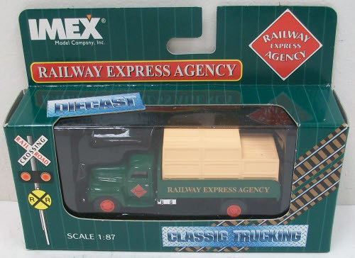 Imex 70005 1:87 Railway Express Agency Ford Flat Truck W/ Crate Load
