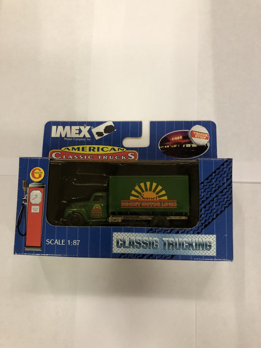 Imex 870022 1:87 Sunset Motors Lines Ford Box Truck American Classic Trucks