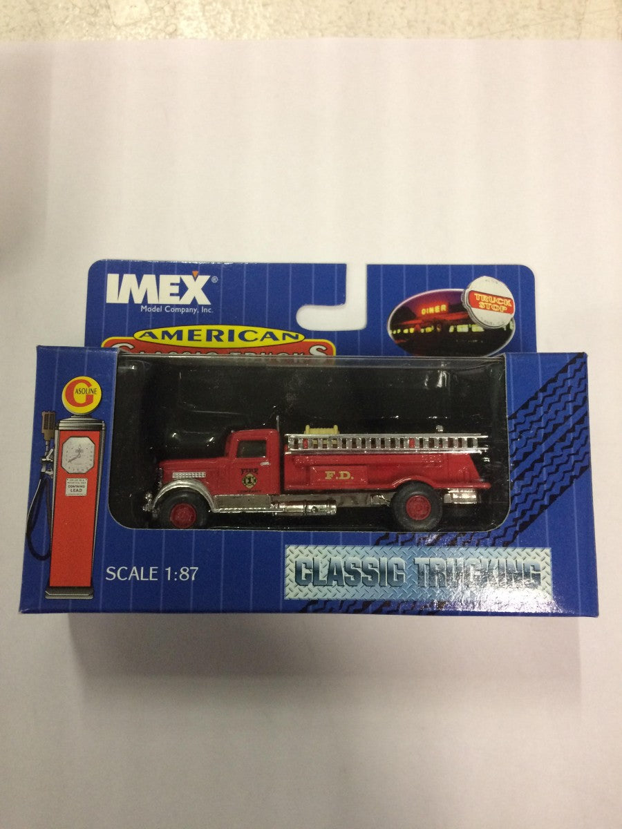 Imex 870035 1:87 American Classic Trucks Peterbilt Fire Truck Pumper Co. #1