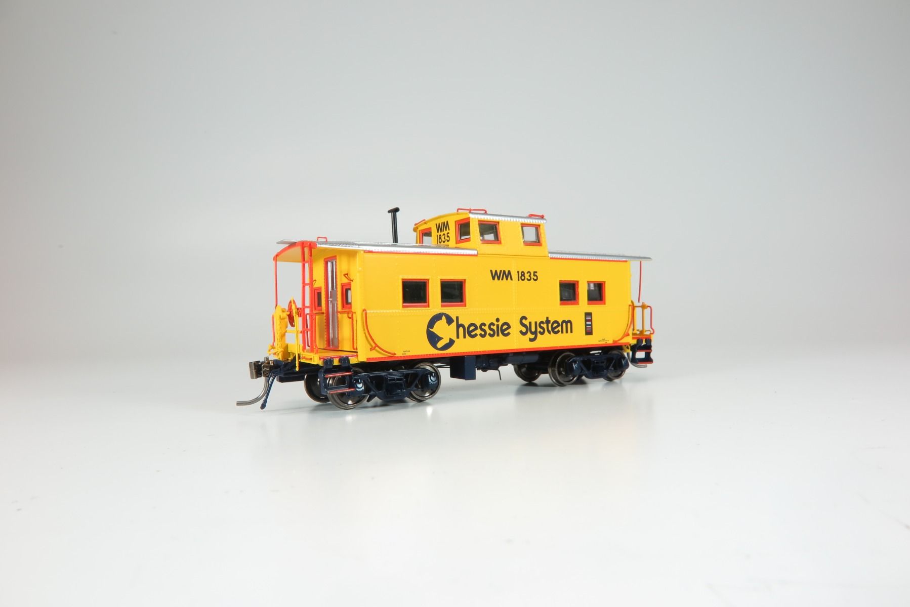 Rapido Trains 144028 HO Chessie System Northeastern-Style Steel Caboose #1835