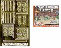 Bar Mills 70102 HO Sidewalk Freight Elevators Brass Kit
