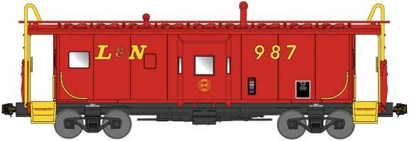 Bluford Shops 42151 N L&N Phase 2 International Car Bay Window Caboose RTR #989