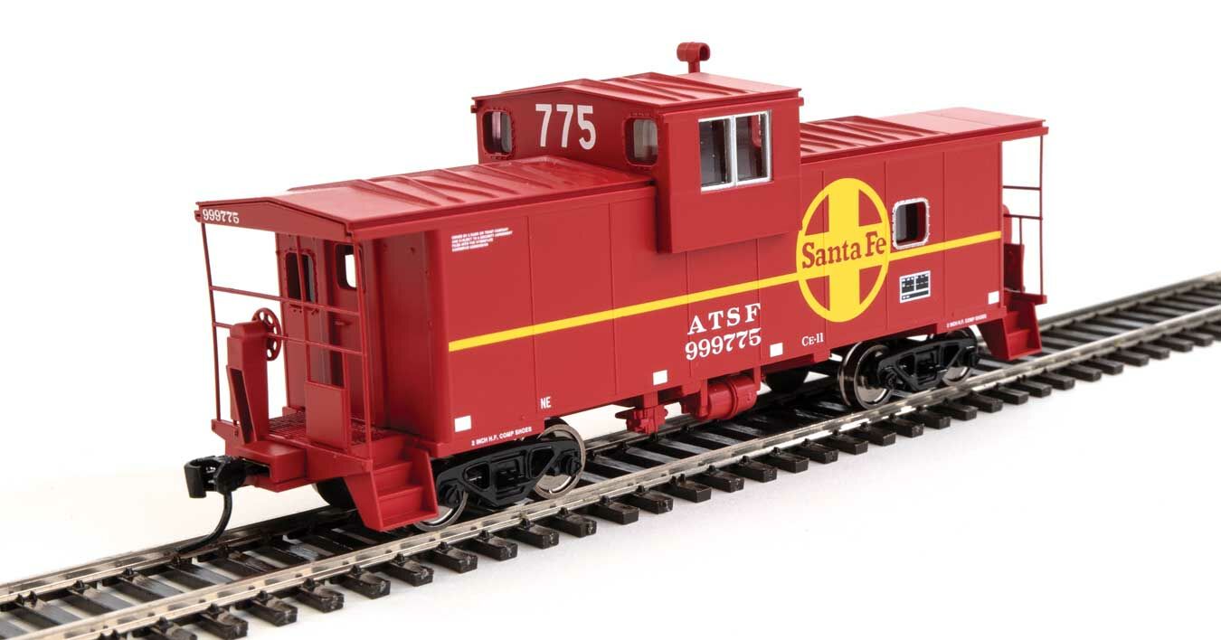 Walthers 910-8708 HO ATSF International Extended Wide-Vision Caboose RTR #999775