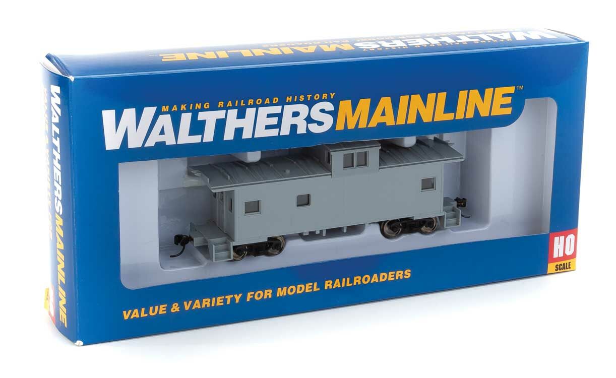 Walthers 910-8750 HO Undecorated International Wide-Vision Caboose Ready to Run