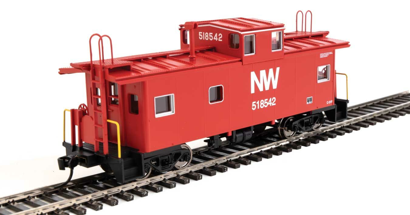 Walthers 910-8773 HO NW International Wide-Vision Caboose Ready to Run #518542