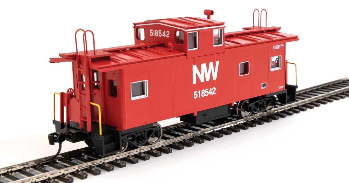Walthers 910-8773 HO NW International Wide-Vision Caboose Ready to Run #518542