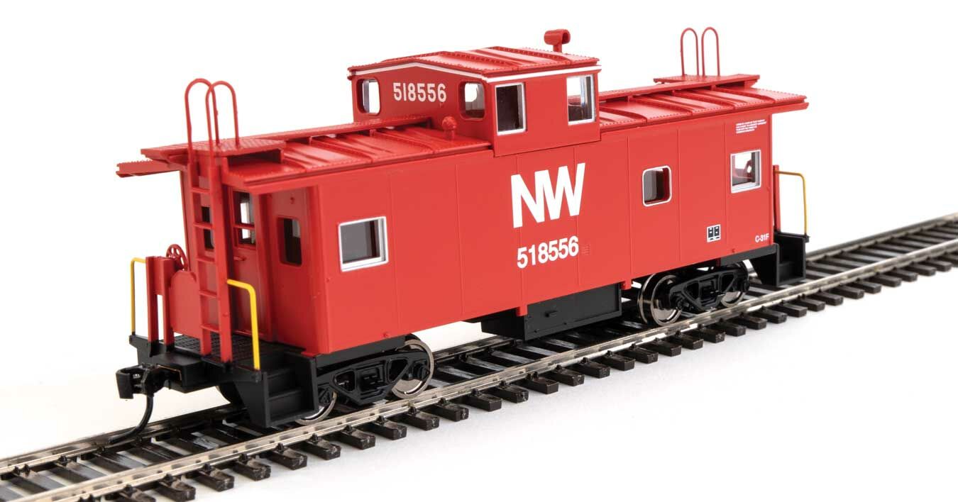 Walthers 910-8774 HO NW International Wide-Vision Caboose Ready to Run #518556