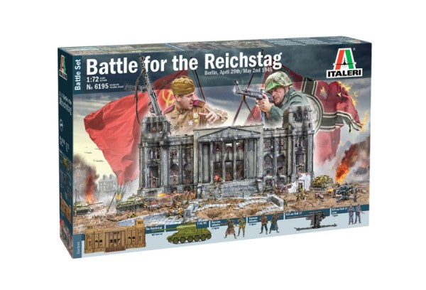 Italeri 6195 1:72 Battle for the Reichstag 1945 - Battle Set Plastic Model Kit