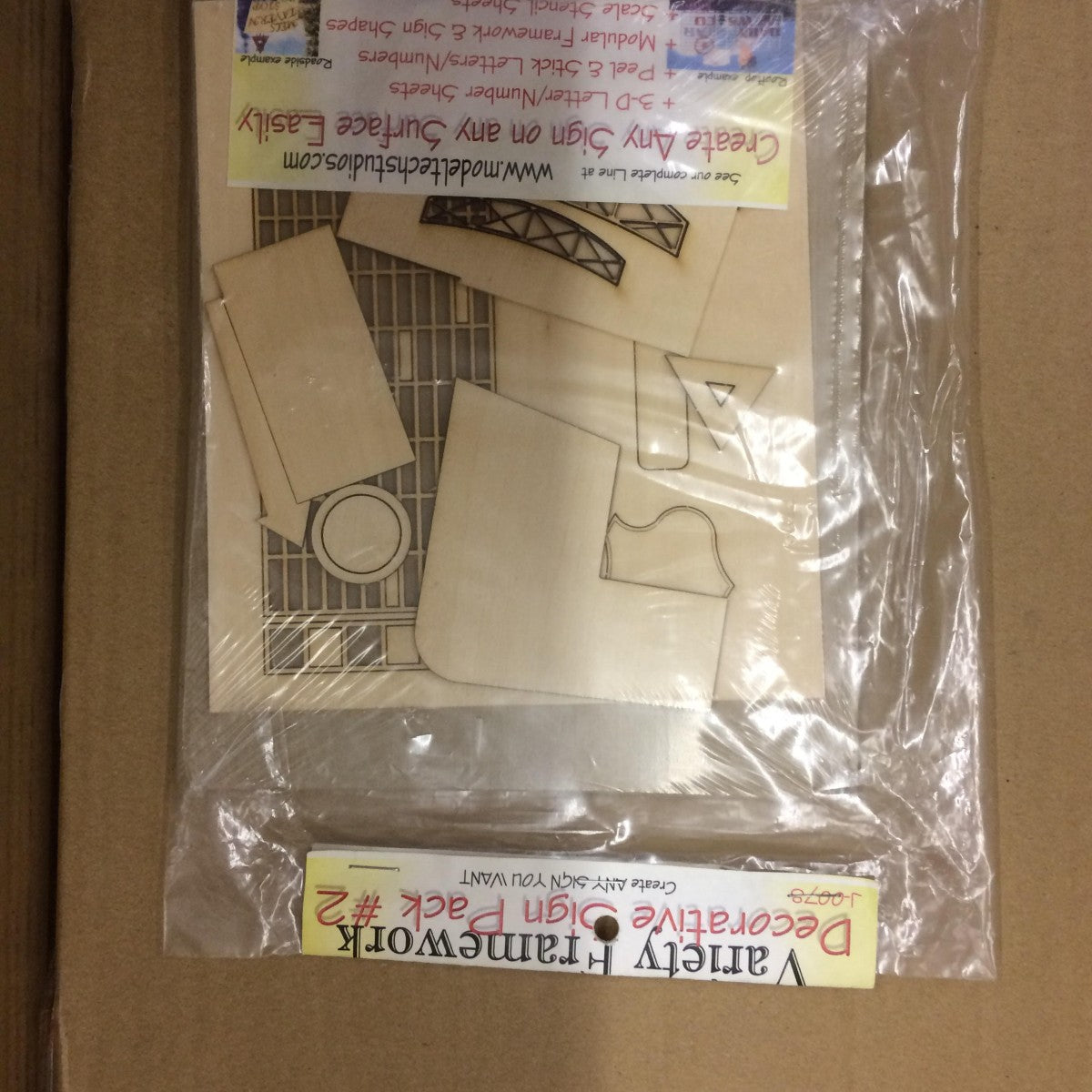 Model Tech Studios J0078 O Decorative Sign Pack #2