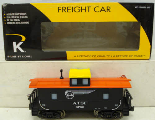 Lionel K-Line 6-21592 Santa Fe Midnight Chief Illuminated Caboose