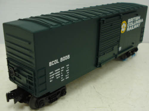 Lionel 6-25050 O Gauge British Columbia Hi-Cube Boxcar #8008