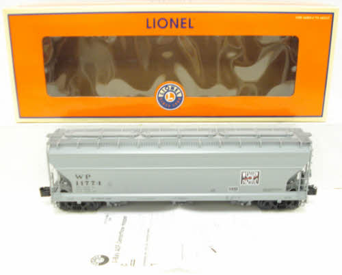 Lionel 6-27118 O Gauge Western Pacific 3-Bay ACF Hopper Car #11774