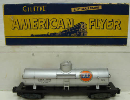 American Flyer 925 Vintage S Gulf Single Dome Tank Car #5016