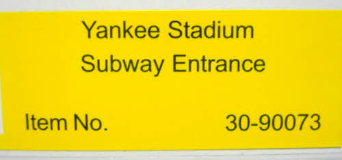 MTH 30-90073 Yankee Stadium Subway Entrance