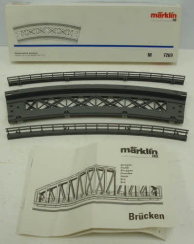 Marklin 7269 HO Curved 9-1/2" Ramp Section for M Tracks